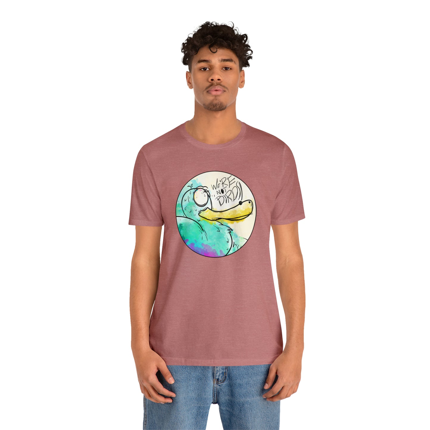 Duck Face Jersey Short Sleeve Tee T-Shirt Printify   