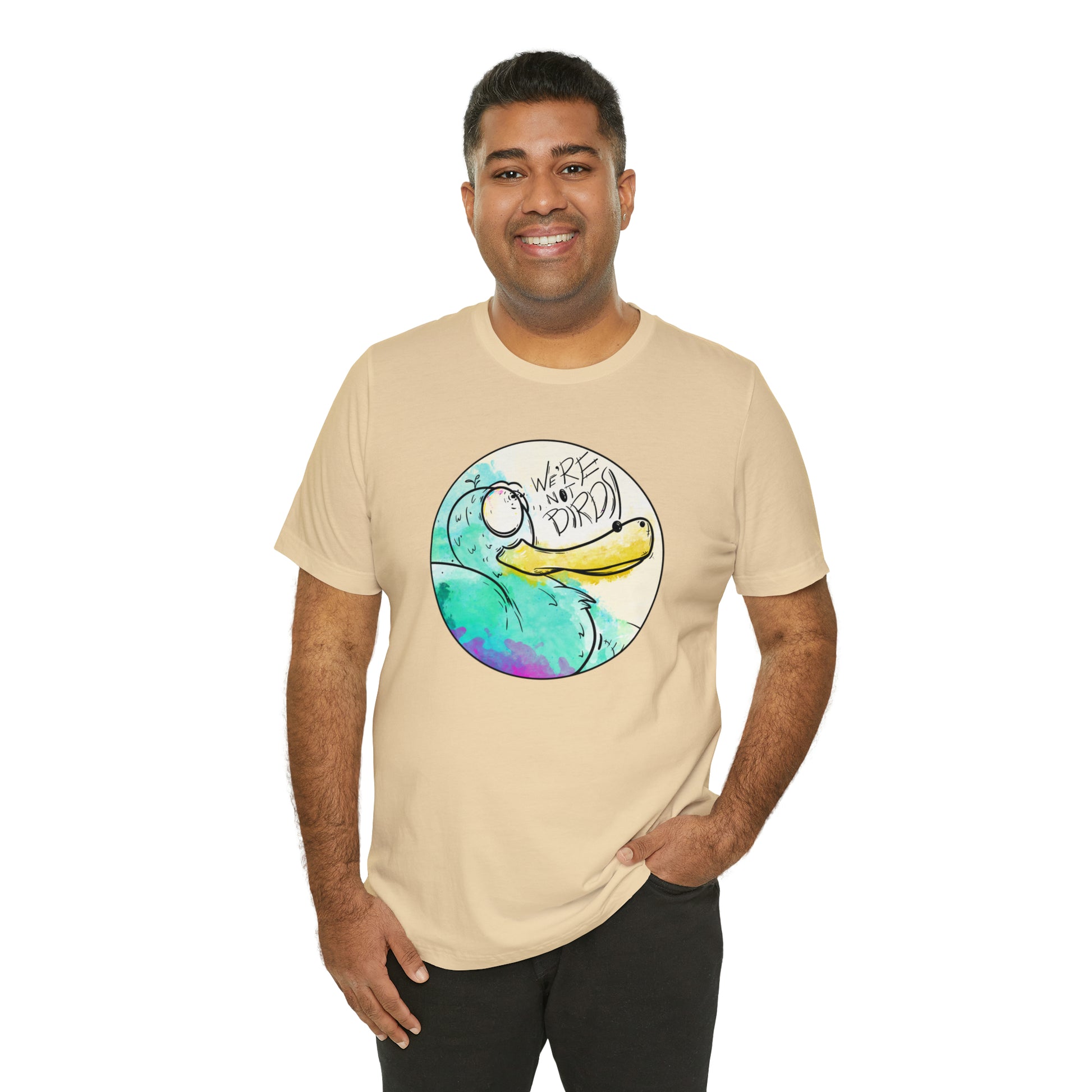 Duck Face Jersey Short Sleeve Tee T-Shirt Printify   