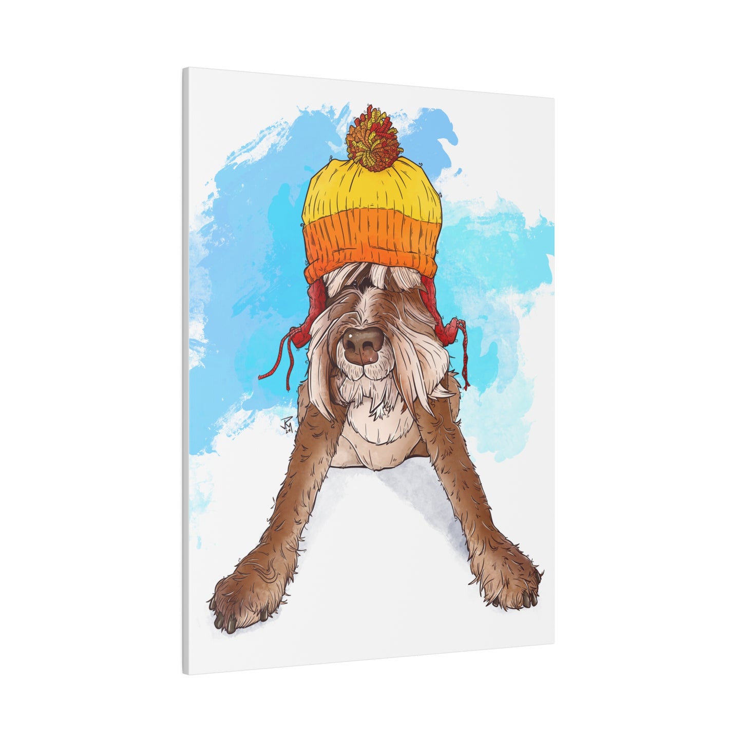 A Very Cunning Hat - Print on Matte Canvas Canvas Printify   