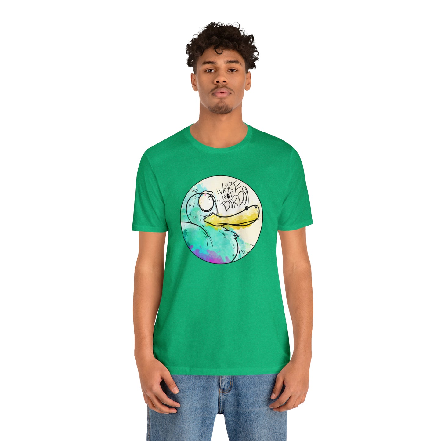 Duck Face Jersey Short Sleeve Tee T-Shirt Printify   