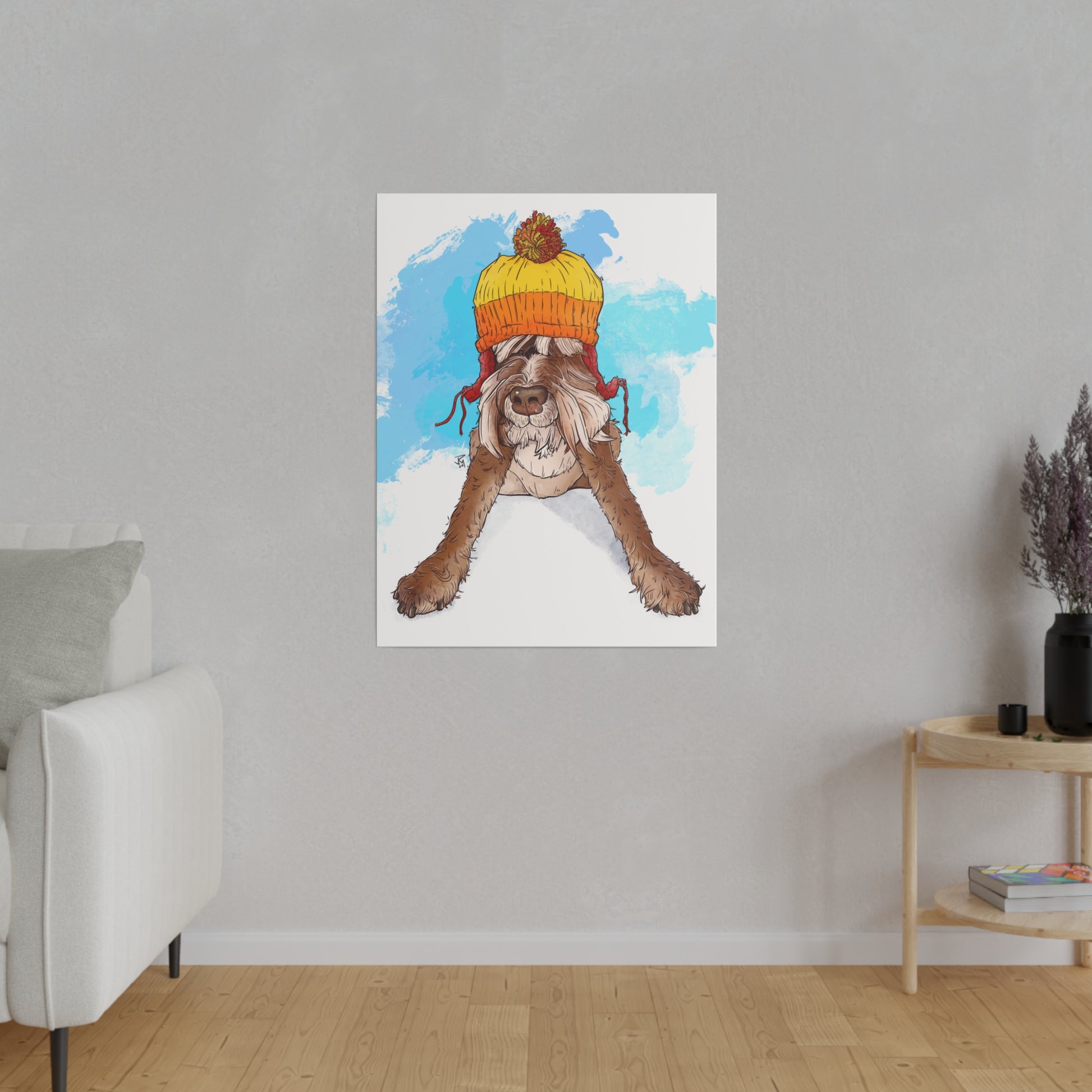 A Very Cunning Hat - Print on Matte Canvas Canvas Printify   