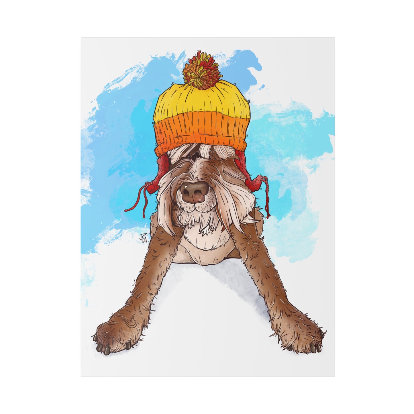 A Very Cunning Hat - Print on Matte Canvas Canvas Printify 30" x 40" (Vertical) 0.75'' 
