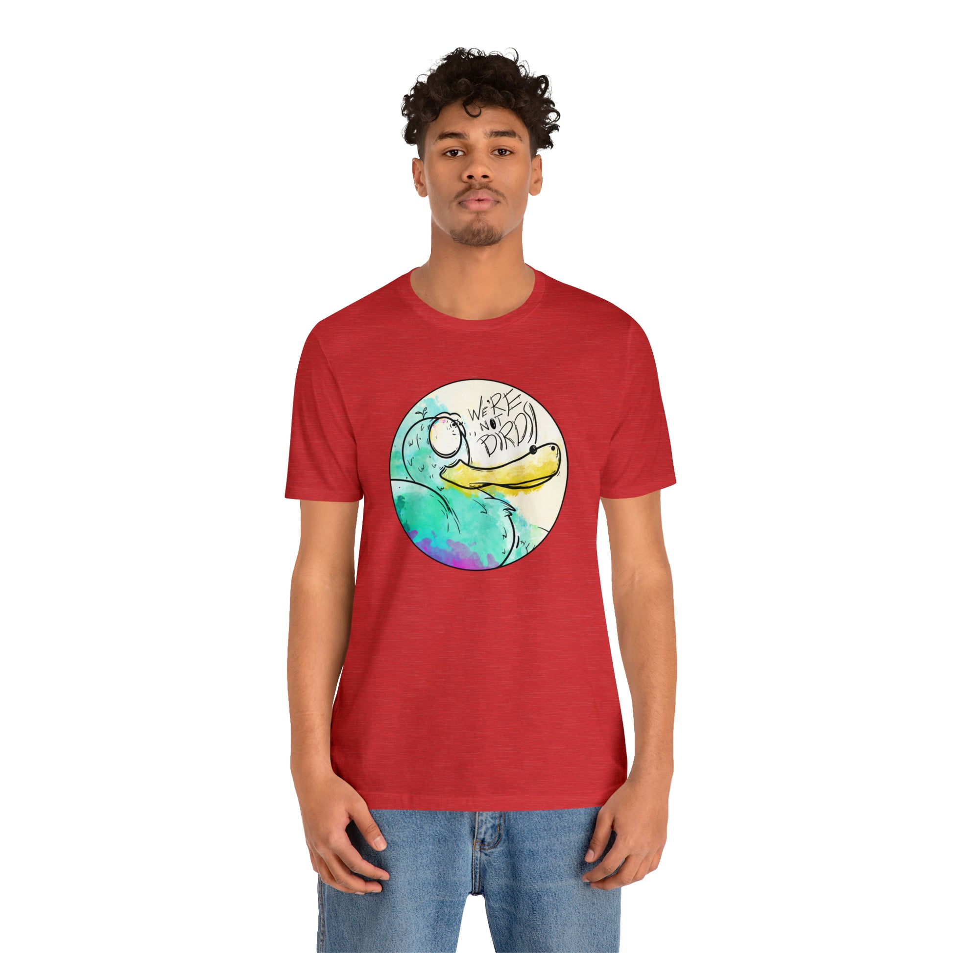 Duck Face Jersey Short Sleeve Tee T-Shirt Printify   