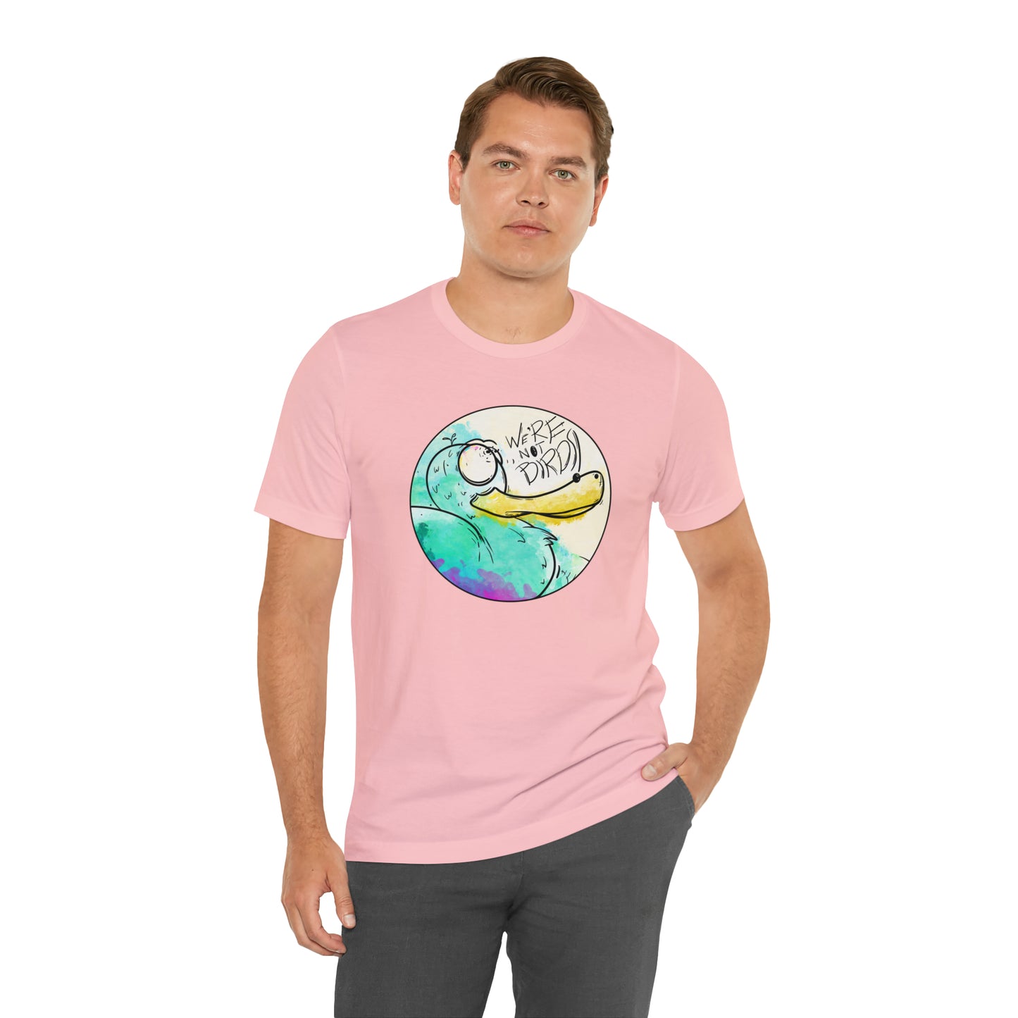 Duck Face Jersey Short Sleeve Tee T-Shirt Printify   