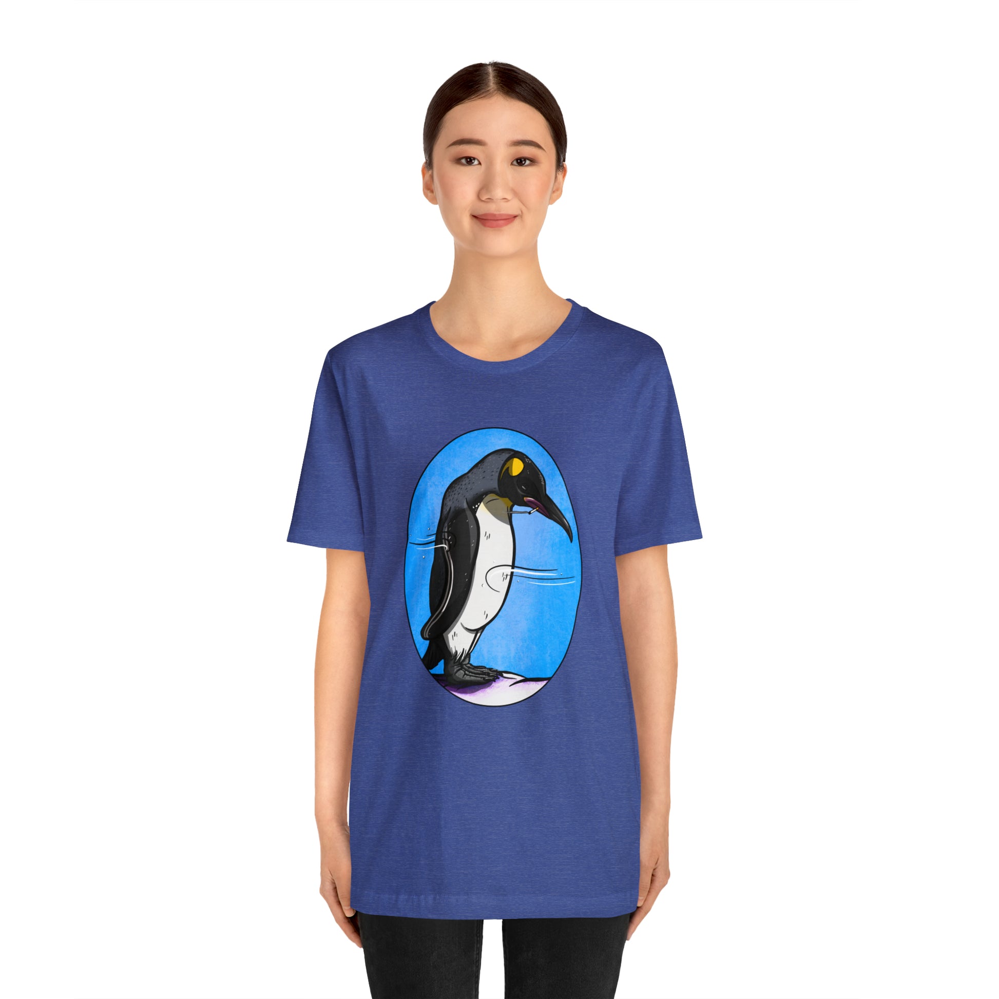 Nihilistic Penguin Jersey Short Sleeve Tee T-Shirt Printify   