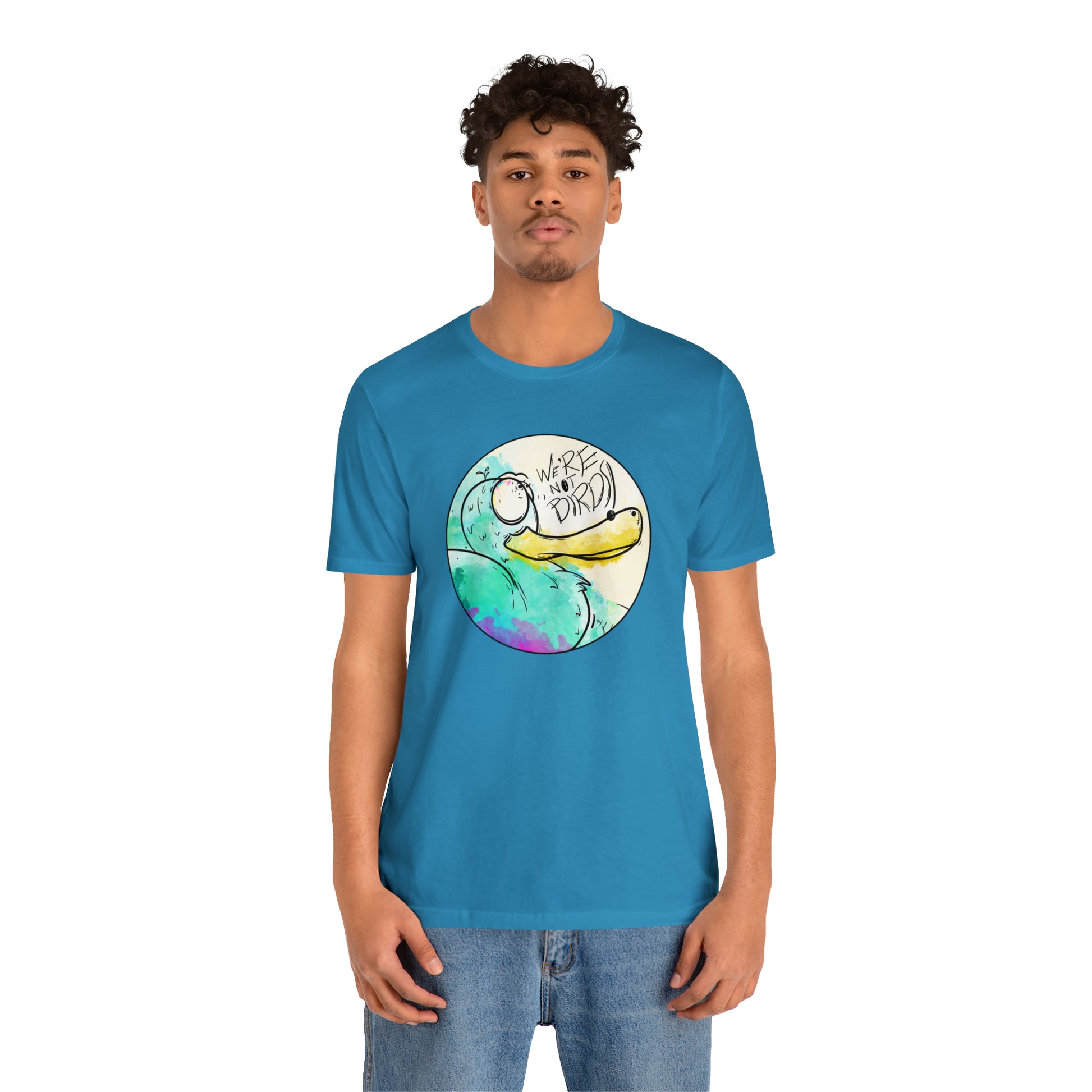 Duck Face Jersey Short Sleeve Tee T-Shirt Printify   