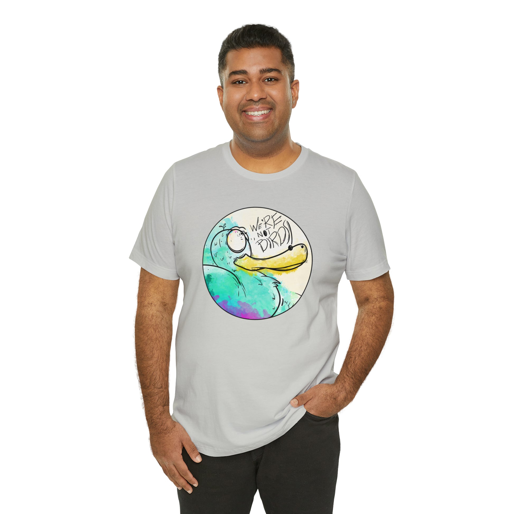 Duck Face Jersey Short Sleeve Tee T-Shirt Printify   