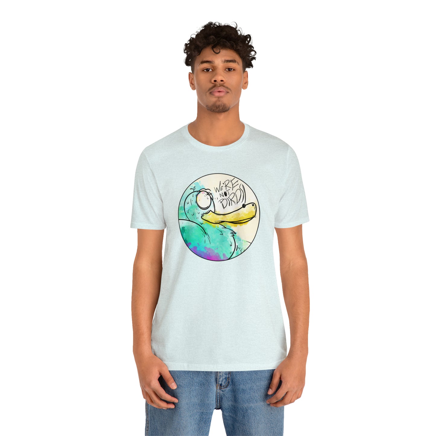 Duck Face Jersey Short Sleeve Tee T-Shirt Printify   