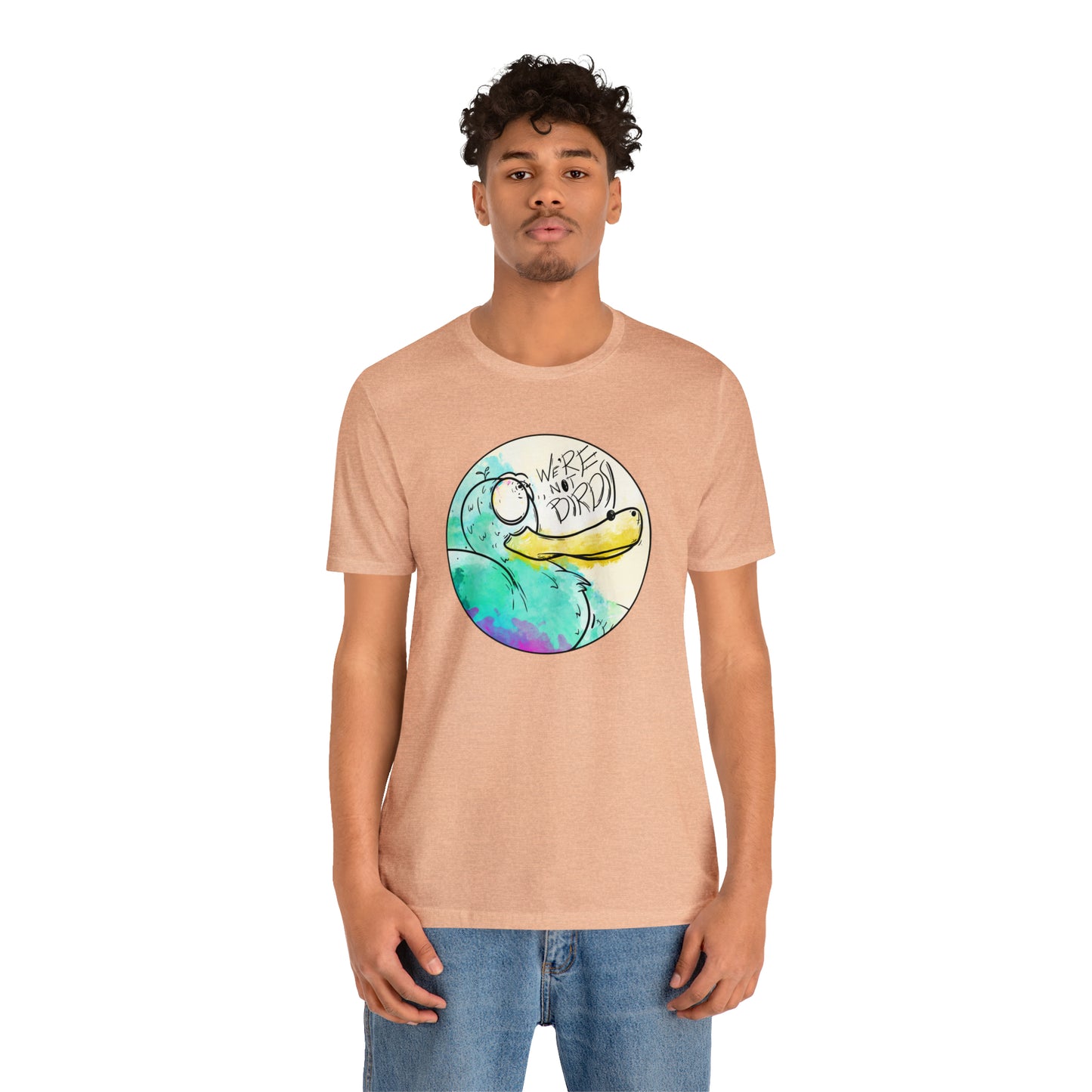 Duck Face Jersey Short Sleeve Tee T-Shirt Printify   