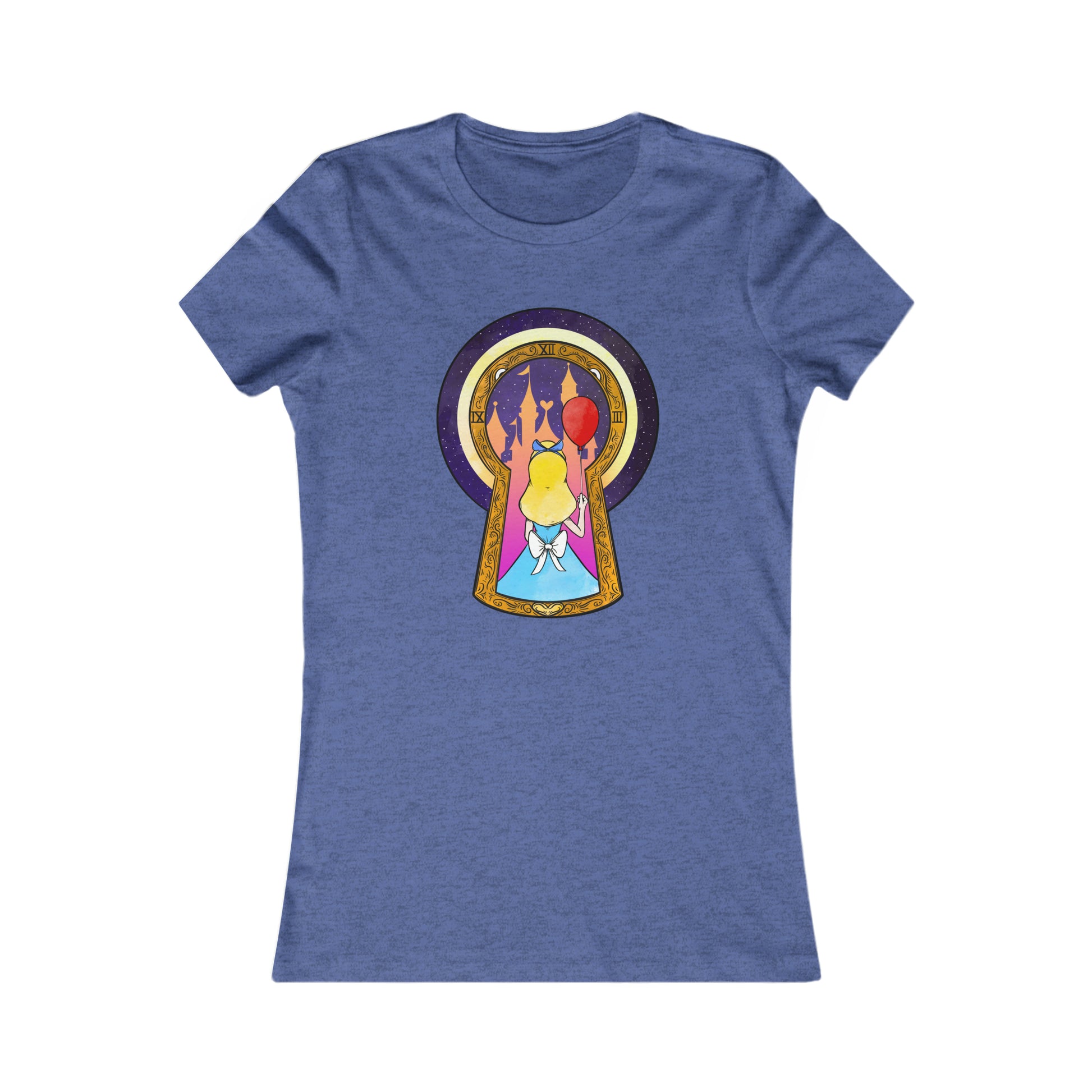 Alice Women's Tee T-Shirt Printify S Heather True Royal 