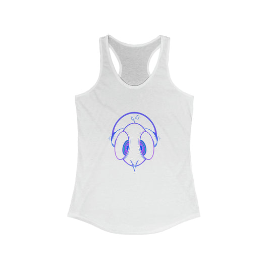 Wubs Women's Racerback Tank Tank Top Printify XS Solid White 