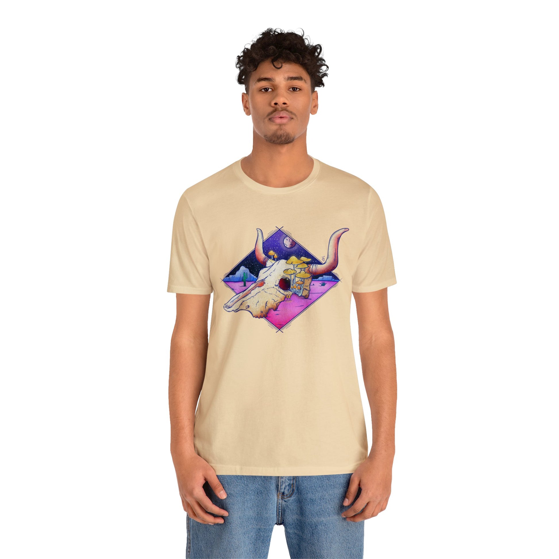 Shroom Skull T-Shirt Printify   