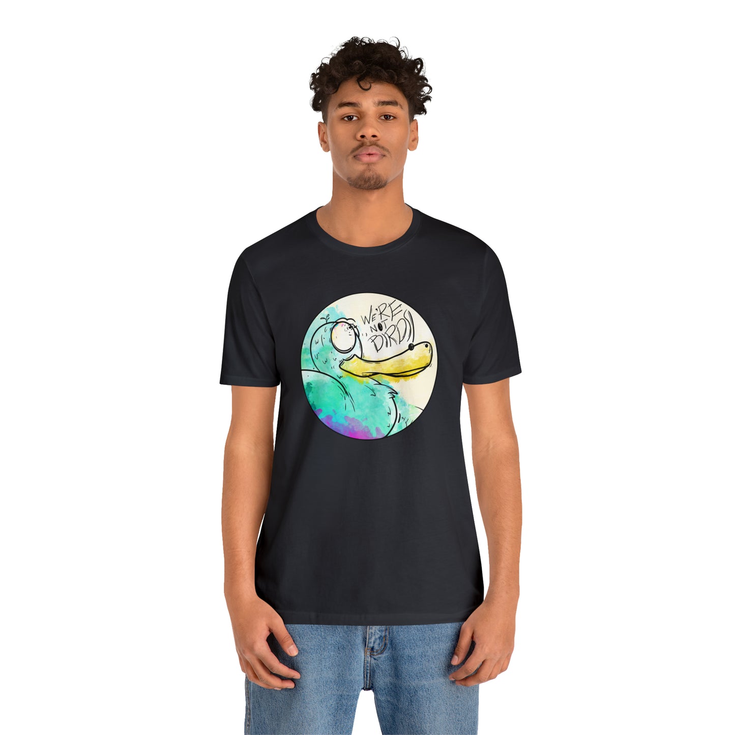 Duck Face Jersey Short Sleeve Tee T-Shirt Printify   