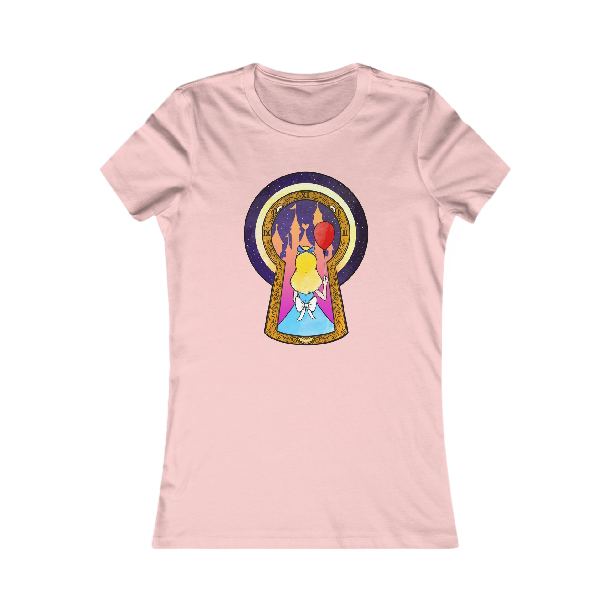 Alice Women's Tee T-Shirt Printify S Pink 