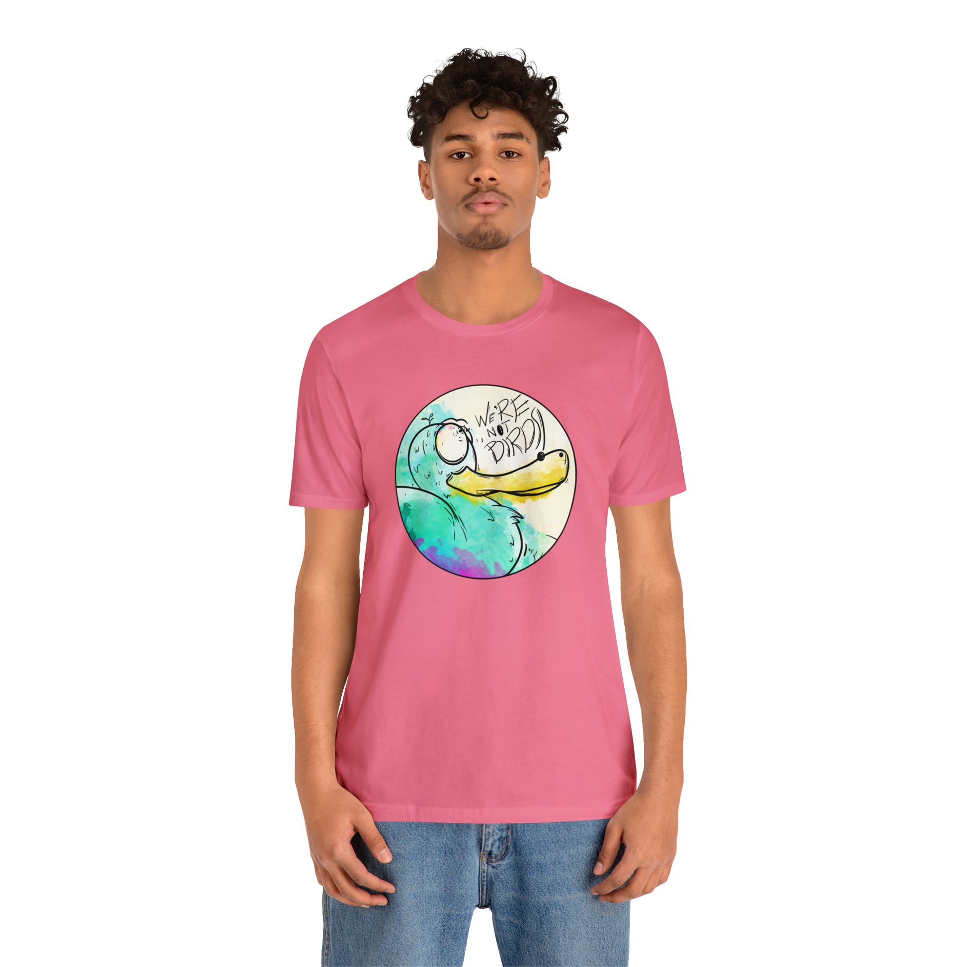 Duck Face Jersey Short Sleeve Tee T-Shirt Printify   