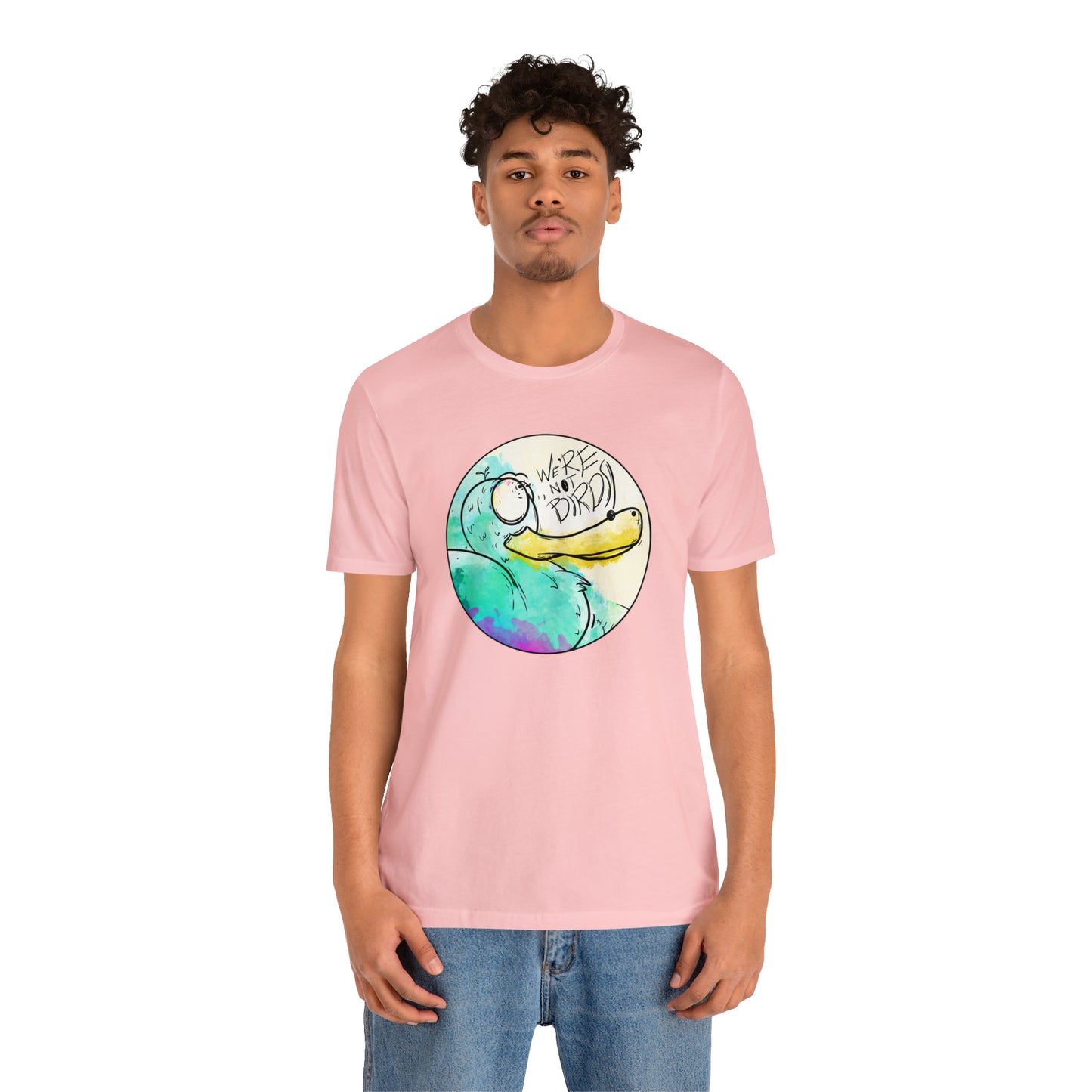 Duck Face Jersey Short Sleeve Tee T-Shirt Printify   