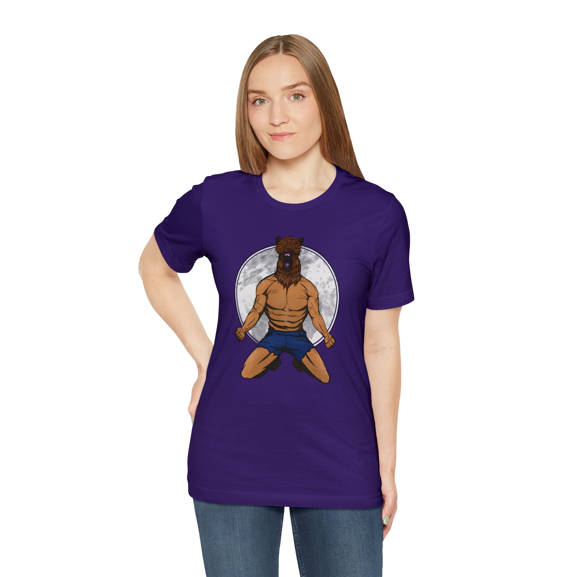 Team Jacob Jersey Short Sleeve Tee T-Shirt Printify Team Purple S 
