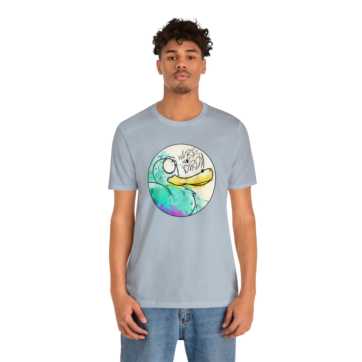 Duck Face Jersey Short Sleeve Tee T-Shirt Printify   