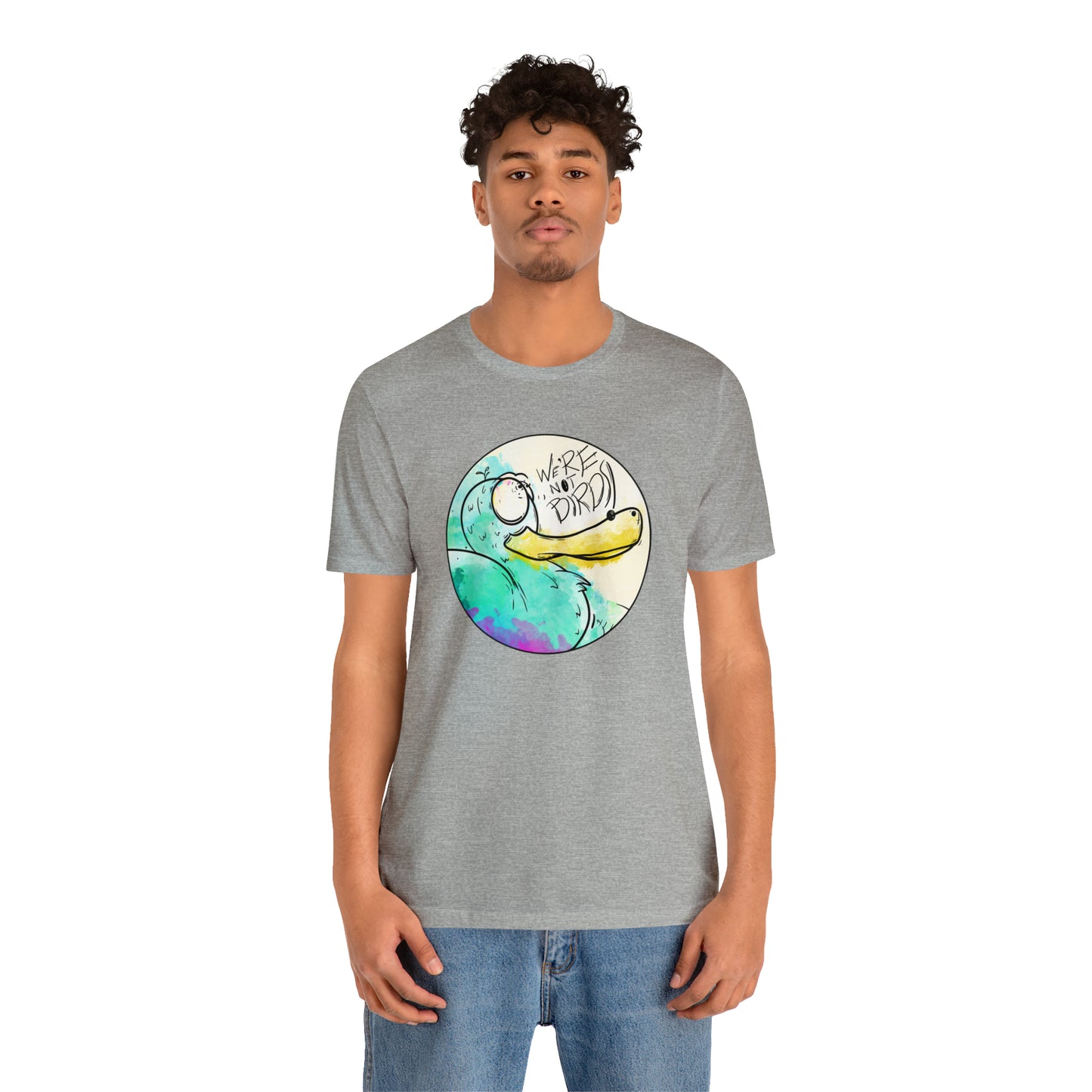 Duck Face Jersey Short Sleeve Tee T-Shirt Printify   