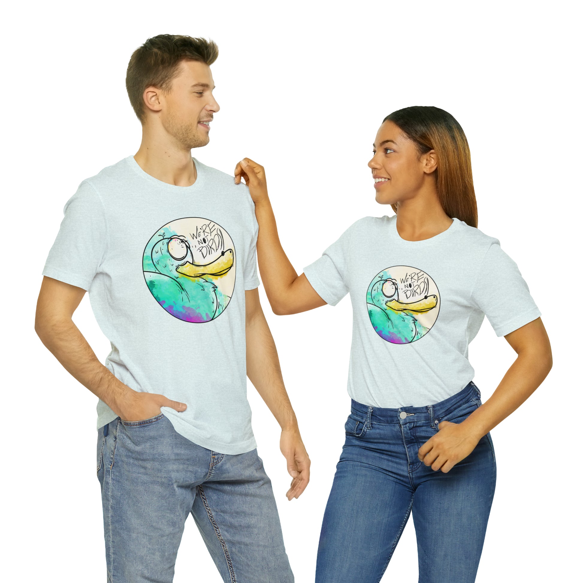 Duck Face Jersey Short Sleeve Tee T-Shirt Printify   