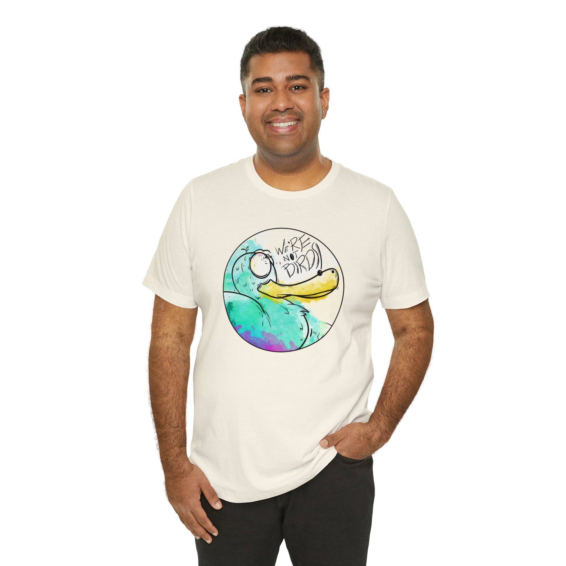 Duck Face Jersey Short Sleeve Tee T-Shirt Printify   